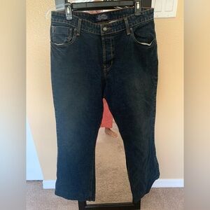 Levi's Dark Blue Bootcut Jeans for Women